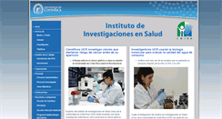 Desktop Screenshot of inisa.ucr.ac.cr