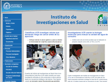 Tablet Screenshot of inisa.ucr.ac.cr