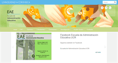 Desktop Screenshot of eae.ucr.ac.cr