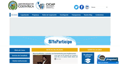Desktop Screenshot of cicap.ucr.ac.cr