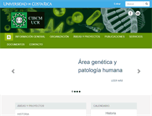 Tablet Screenshot of cibcm.ucr.ac.cr