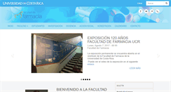 Desktop Screenshot of farmacia.ucr.ac.cr