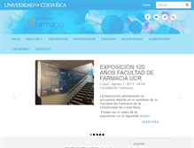 Tablet Screenshot of farmacia.ucr.ac.cr
