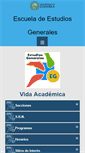 Mobile Screenshot of estudiosgenerales.ucr.ac.cr