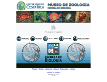 Tablet Screenshot of museo.biologia.ucr.ac.cr