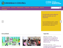 Tablet Screenshot of ciem.ucr.ac.cr