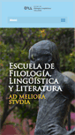 Mobile Screenshot of filologia.ucr.ac.cr