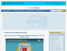 Tablet Screenshot of portafoliovirtual.ucr.ac.cr